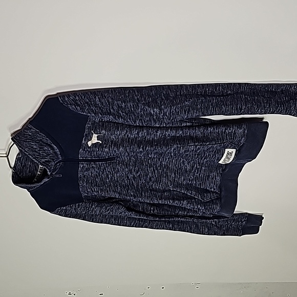 Pink Victoria's secret small blue half zip sweater jacket - Picture 2 of 5
